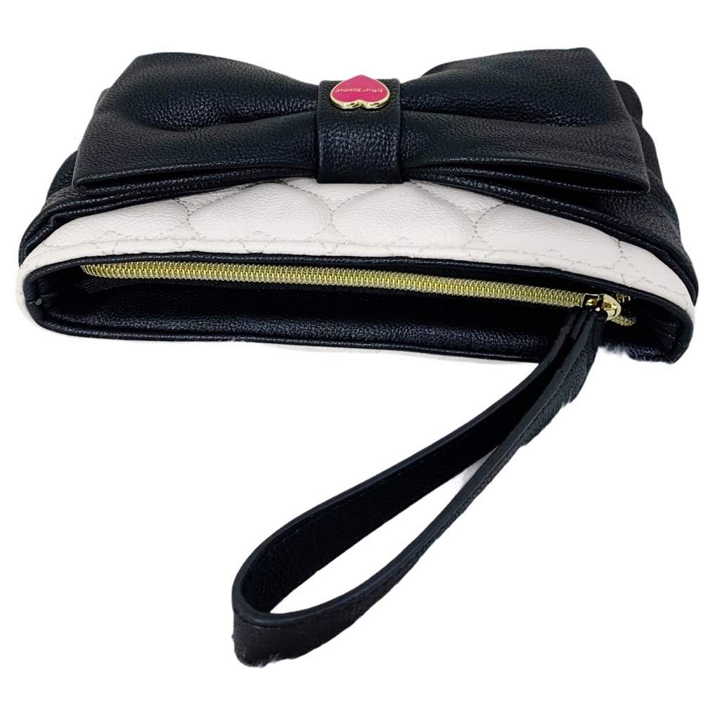 Betsey Johnson Quilted Heart Wristlet - Picture 3 of 10